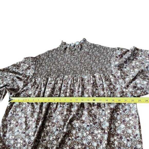 New Oak + Fort Long Sleeve Blouse Size XL - Picture 7 of 8